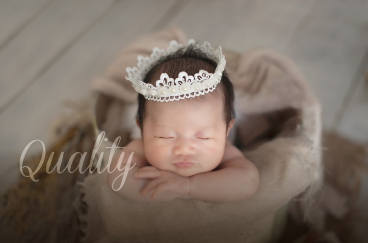 新生児が写った写真